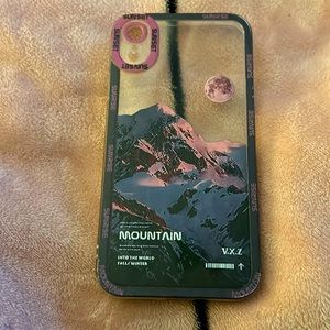 iPhone XR case with landscape print